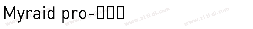 Myraid pro字体转换